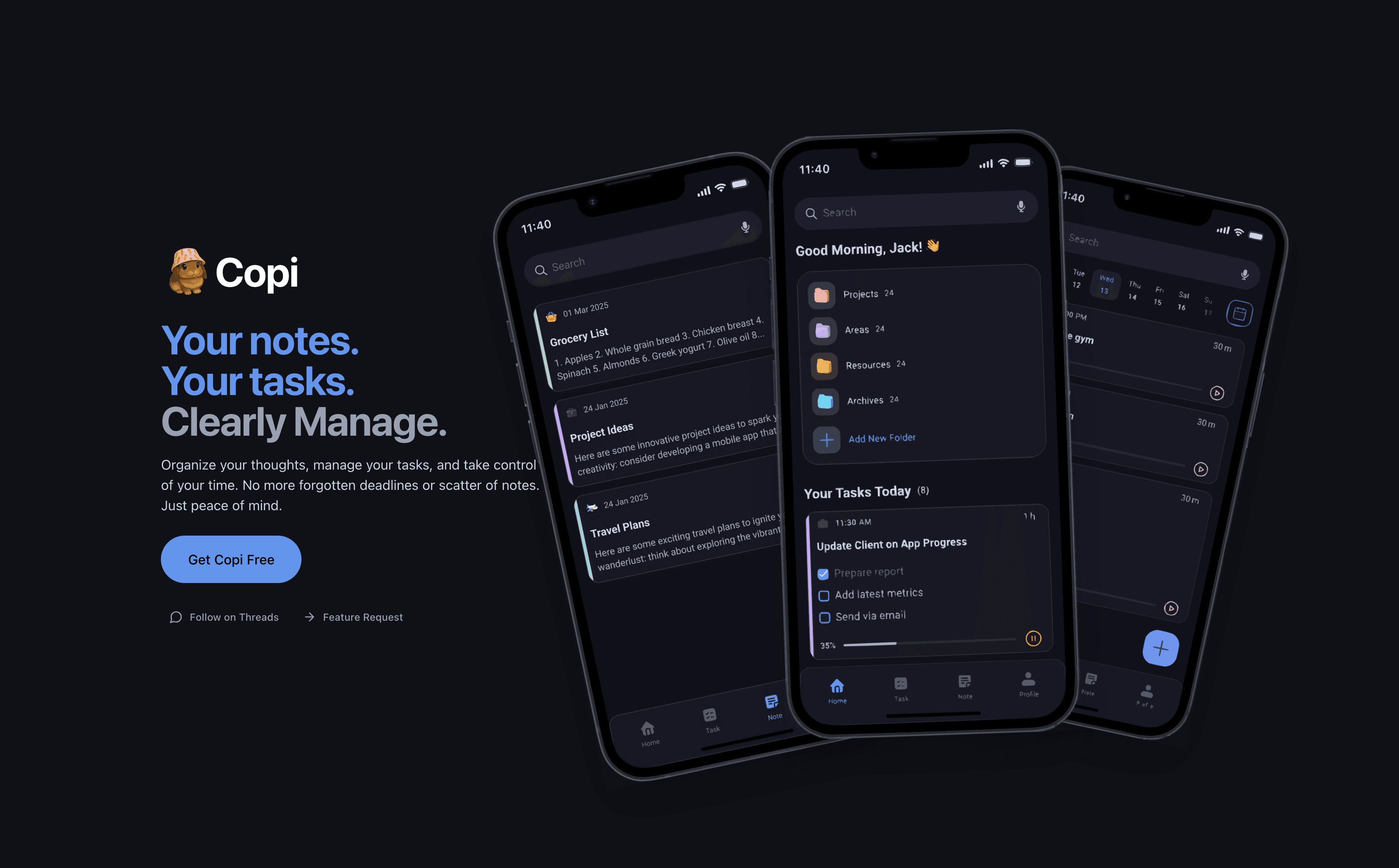 Copi: The Daily-Use Note & Task App Built by NightCoders
